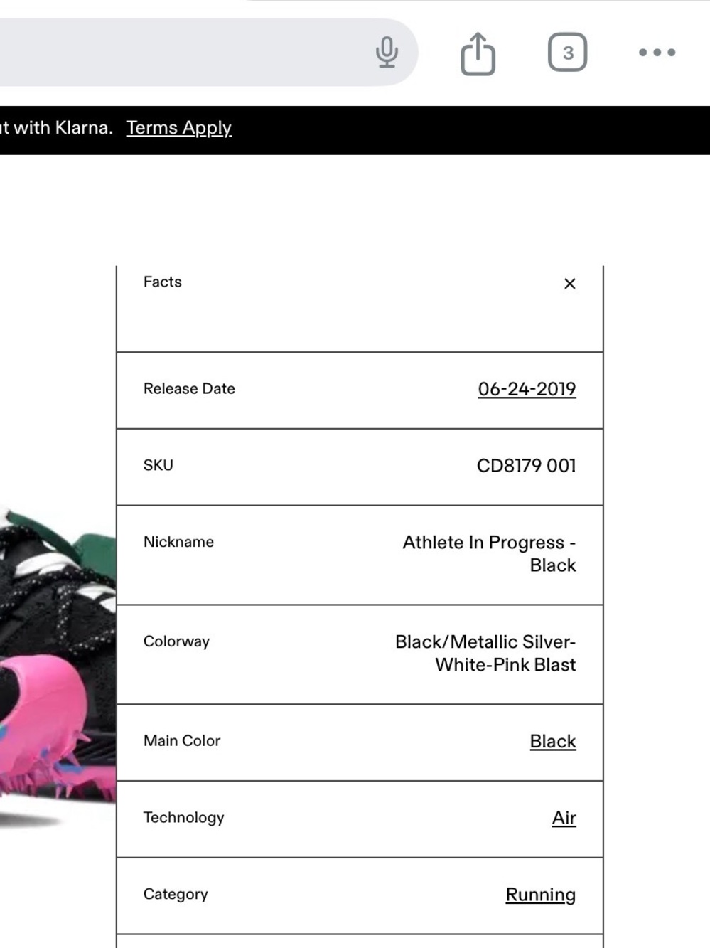Off-White Nike Air Zoom Terra Kiger women’s Trail Runners Size 10.5 - Picture 9 of 11